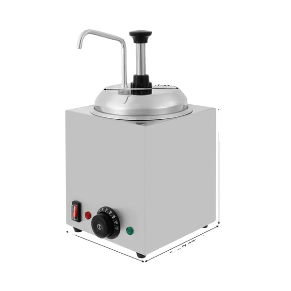 Sauce Dispenser, 2,5L Kapacitet, 800W Effekt, Lys Grå