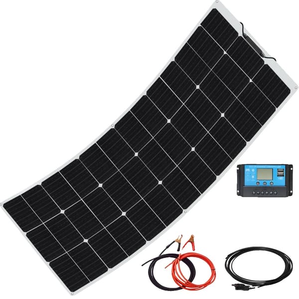 Solpanel, Monokrystallinsk Effektivitet, Alsidig Opladning, 12V 150W Solarkit