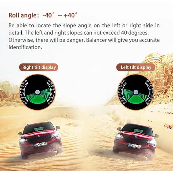 Bil GPS hastighedsmåler, HUD display, Batterispænding