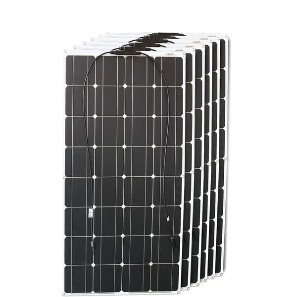 Solcelle, Bøjelig, Vandtæt, 600w solpanel