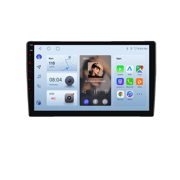 Bilstereo, Touchscreen, Multimedia-forbindelse, kompatibel med Citroen C5 2008-2017, V1 4+64GB 9"