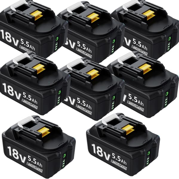 Batteri, Li-Ion, 5500mAh kapacitet, 8 st