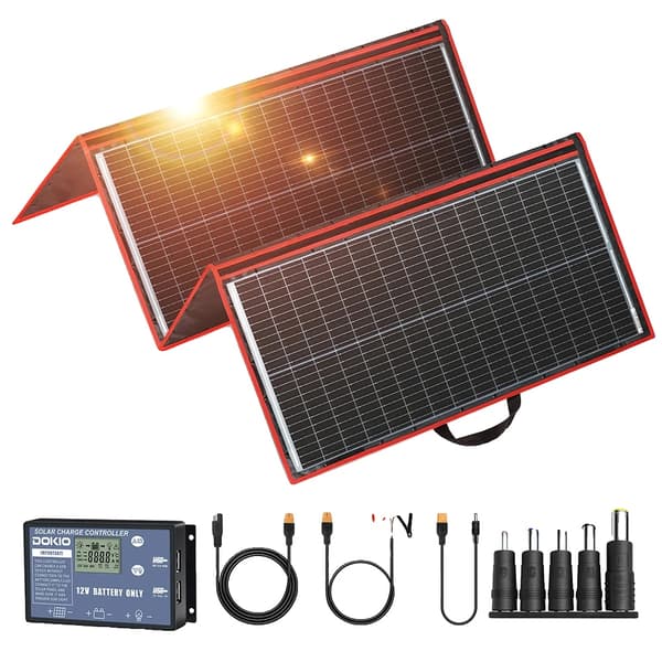 Solpanel, Fleksibelt Design, Effektiv Strømproduktion, 295W solpanel sæt
