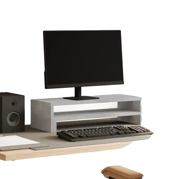 Monitorställ, Ergonomisk Design, Platsbesparande Lösning, Gris