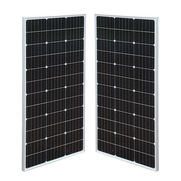 100W Solcellepanel, Høj Effektivitet Monokrystallinsk, Fleksibel Batterikompatibilitet 1050x530x25mm,2 stk. Solpaneler 2PCS solar panel 2pcs Solar panel