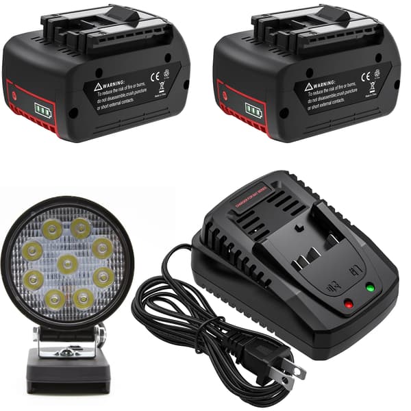 Batteri, 18V uppladdningsbart, 6000mAh kapacitet, 2B 1C 1D