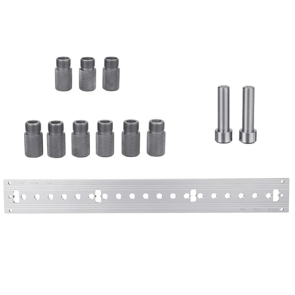 Dowel Jig, Multifunktionel, Justerbar Tykkelse, Multi Row Puncher