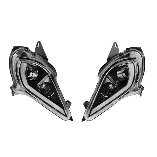 KEMIMOTO ATV LED Forlygter, Lysstærk Belysning, Holdbart Design, E24 lys