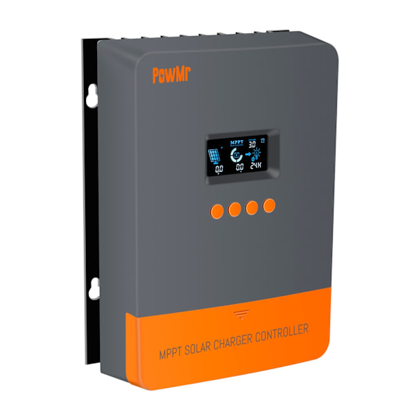 Solcellsladdningskontroll, MPPT-teknik, Automatisk bakgrundsbelysning LCD-skärm, MPPT 60A, 12V 24V 36V 48V MPPT 60A