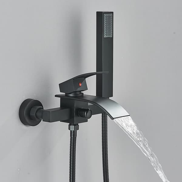 Duschkran, Polerad Yta, Modern Design, Mattsvart
