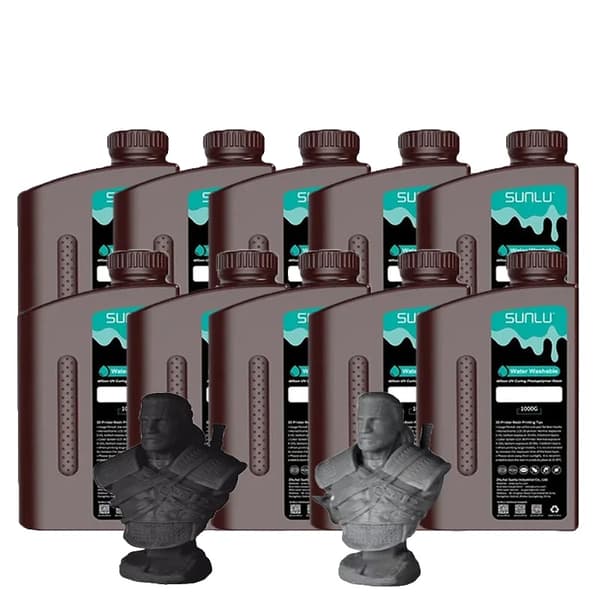 3D Harpiks, 1000g Størrelse, Lav Shrinkage, Flydende Form, Vandvask 5BK 5DG