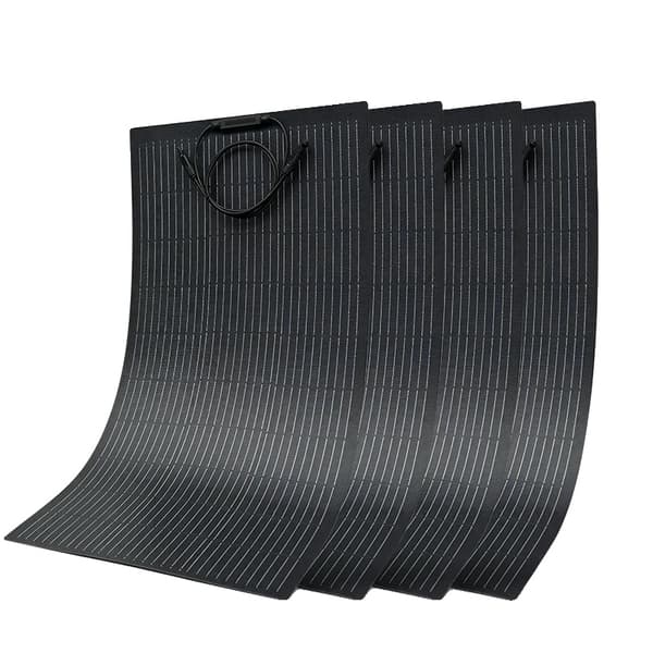 Solpanel, Flexibel Design, Hög Effektivitet, Flexibel 4PCS-100W