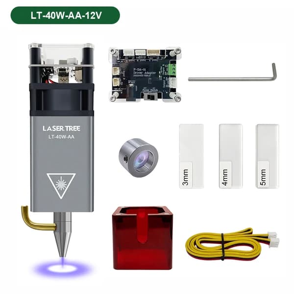 Laserhuvud, Hög Precision, Kraftfull Skärförmåga, LT-40W-AA-12V