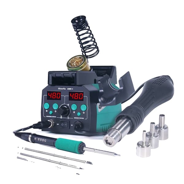 Silverflo Lodde Station, 775W Effekt, 100-480 Temperaturinterval, Pakke 2, 220V EU