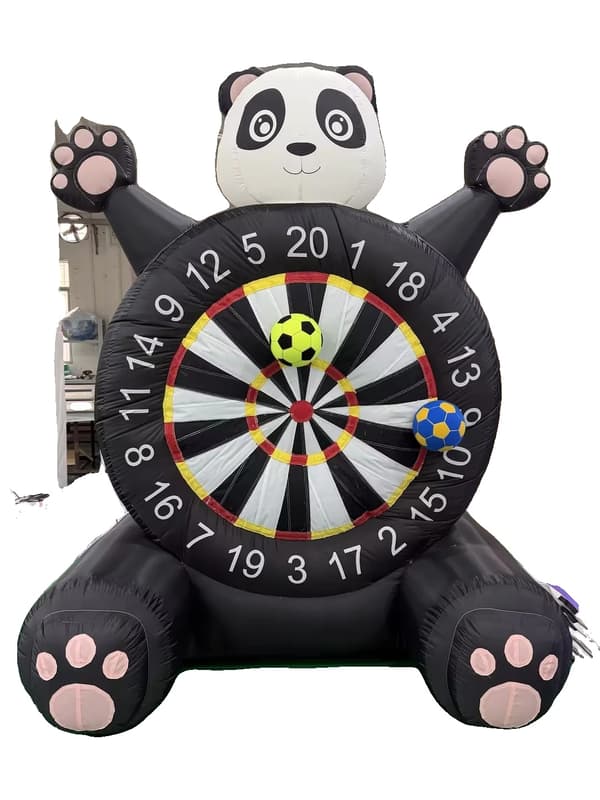 Oppustelig Fodboldmål, Holdbart Design, Komplet Tilbehørspakke, Gul