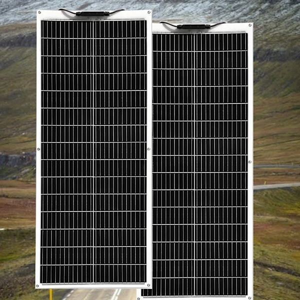 Flexibla solpaneler, 100W-1000W, Hög Effektivitet och Lättvikt,200W Solpanel 200W Solar Panel 200W Solar Panel