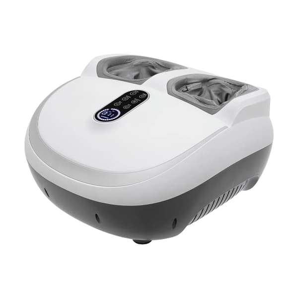 Fodmassageapparat, 9 Intensiteter, 5 Tilstande, Hvid, EU-stik