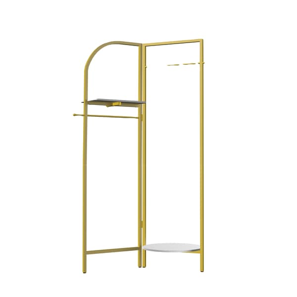 Kapperække, Moderne Design, Multifunktionel Brug, Guld