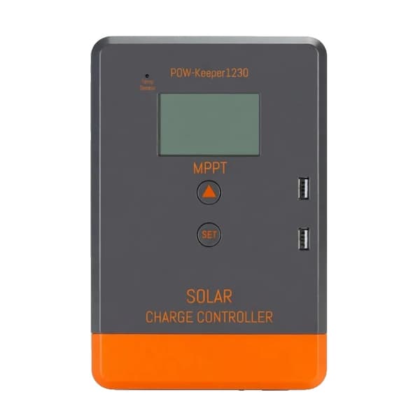 Solcellelader, 40A kapacitet, LCD-skærm, 30A 75V, 12V 24V Auto-a