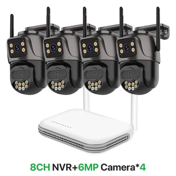 CCTV sikkerhedssystem, Wifi-forbindelse, PTZ-sporing