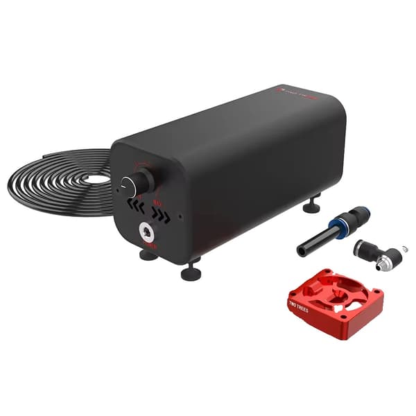 Luftassisterende system, justerbar luftstrøm 10-30L/min, lav støjdrift, Luft Luftstrøm Assistent, EU stik