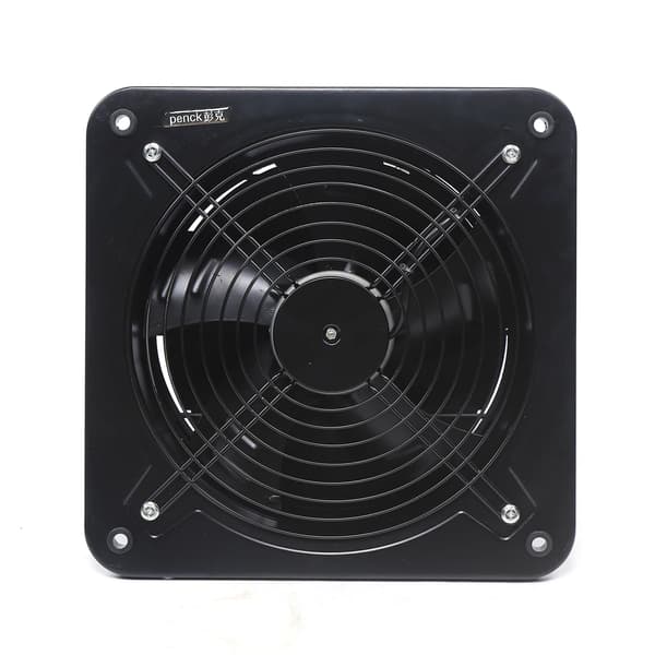 Axialfläkt, 150W effekt, 2850m_/h luftflöde,svart