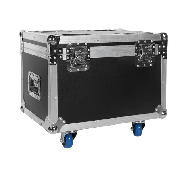 Flightcase, Holdbar Læderkonstruktion, Indbyggede Hjul, 1 pc flyvning, EU -stik