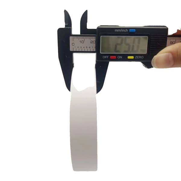 Kantband, Självhäftande PVC, Träådring Design, VIT