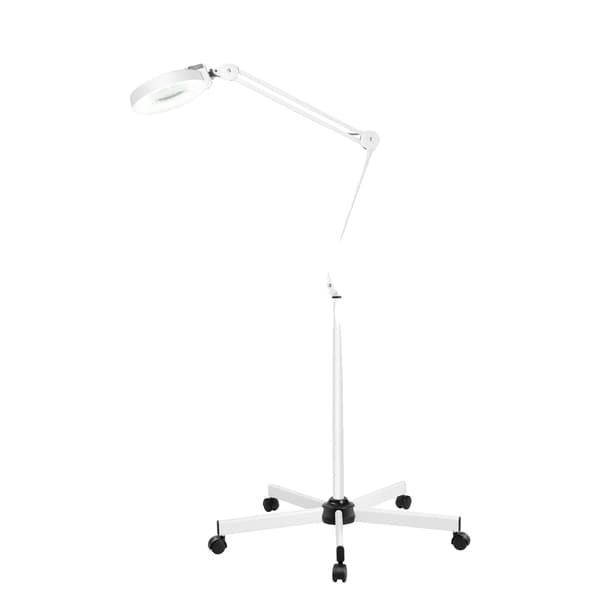 Forstørrelsesgulvlampe, 8X Forstørrelse, LED Lyskilde, HVID
