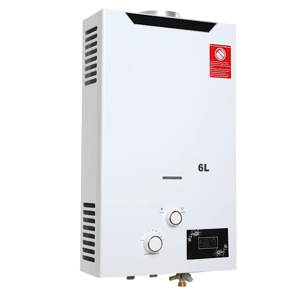 12KW LPG Tankless Water Heater, Välitön Kuuma Vesi, Ylikuumenemissuoja,Valkoinen White White