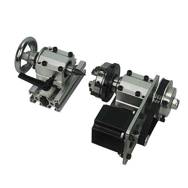 Rotary Akse, 4 Kæbe Chuck, A-Akse, 4 akser