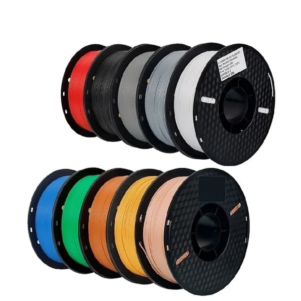 3D-printer filament, 10KG spole, 1,75 mm diameter, PLA 10KG MIX