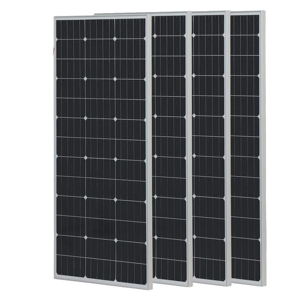 Solpanel, monokrystallinsk silicium, 39 solceller, 4x150w Solcelle PV