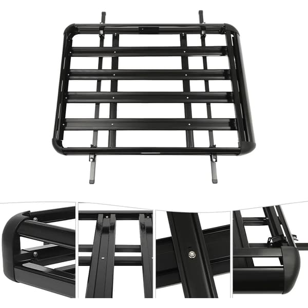 Takräcke, 150 kg viktkapacitet, justerbar bredd, lättviktsdesign