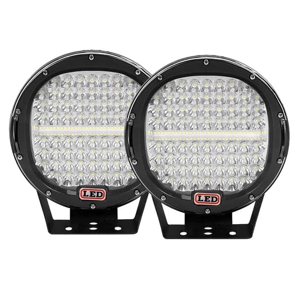 LED Arbejdslys, Høj Effekt, Spot Stråle, 2X Sort 294W Spot