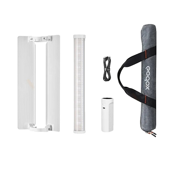 LC500R Mini LED-lysstick, Justerbar farvetemperatur på 2500K-8500K, Høj farvegengivelse (CRI),LC500R mini hvid LC500R mini white LC500R mini white
