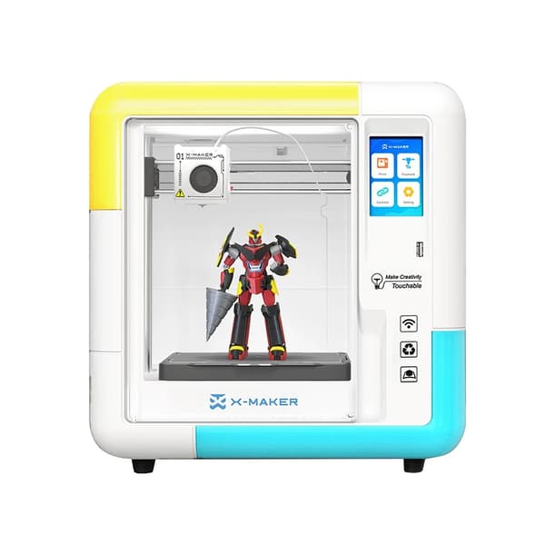 3D-printer, Wi-Fi-aktiveret, fuldt lukket design, AOSEED X-MAKER AI+ V4.0