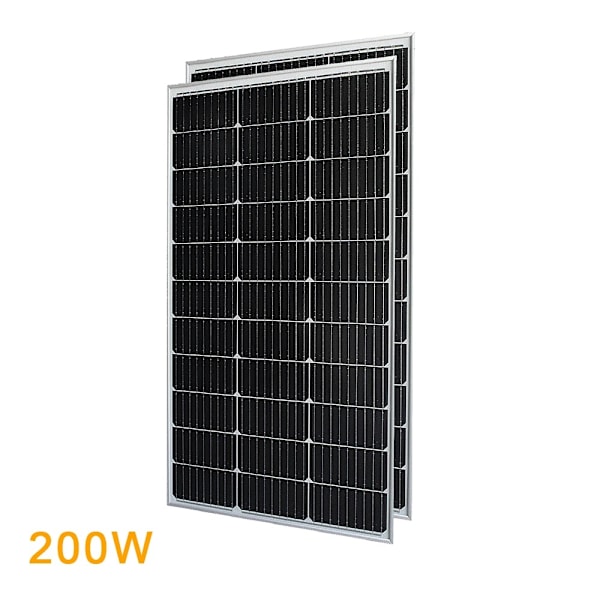 100W 18V Glas Solpanel, Høj Effektivitet, Vejrresistent,200W Stiftpanel 200W Rigid Panel 200W Rigid Panel