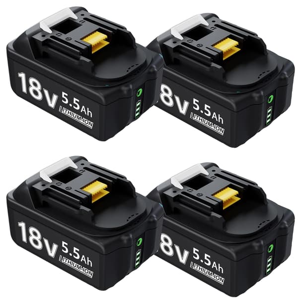 Batteri, Li-Ion, 5500mAh kapacitet, 4 st