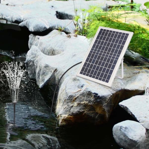 Solartankpumpe, 1000L/t Flow Rate, Vandtæt IP68, sort