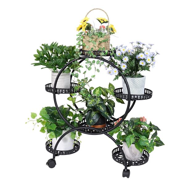 Plante Stativ, Multi-Lag, Blomsterpotte Stativ Black