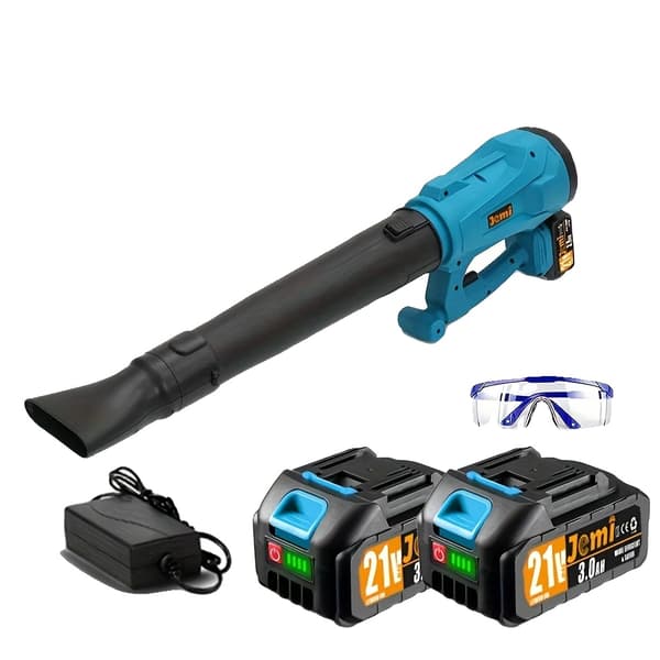 Lövblås, 420 CFM luftvolym, 6 hastighetslägen, 2x Batteri