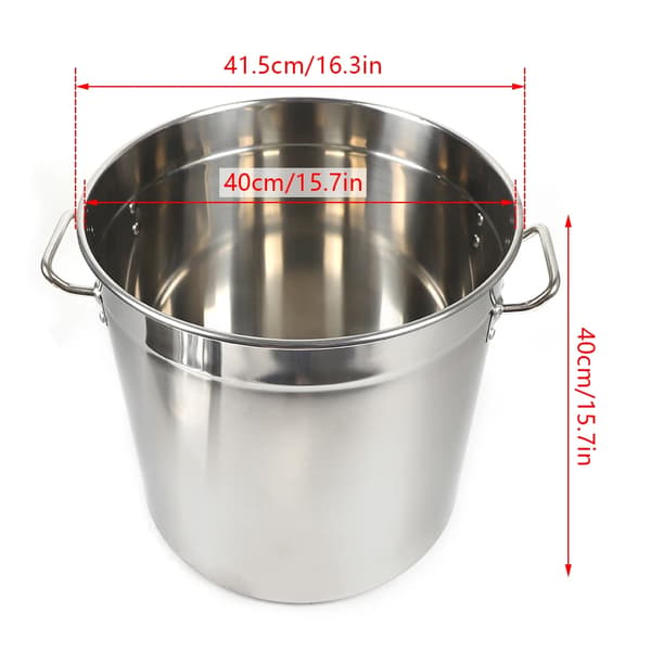 Kogepande, 50L kapacitet, rustfrit stål konstruktion, 50L