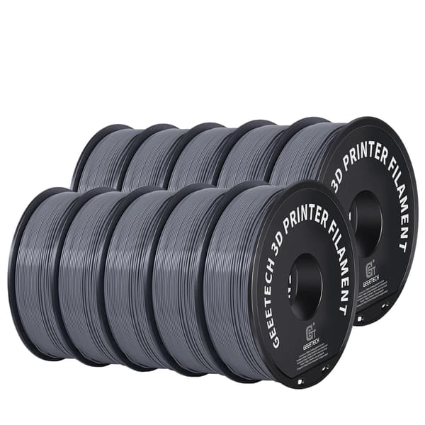 3D Filament, 1,75 mm Diameter, Slät Yta, GRÅ