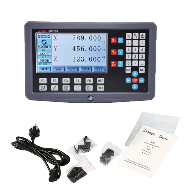 DRO Kit, 3 Axlar, LCD Skärm, SDS2-3VA LCD-display