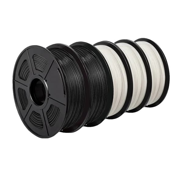 PLA+ Filament, 1,75 mm Diameter, 100% Boblefri, PLA PLUS 2BK 3WT