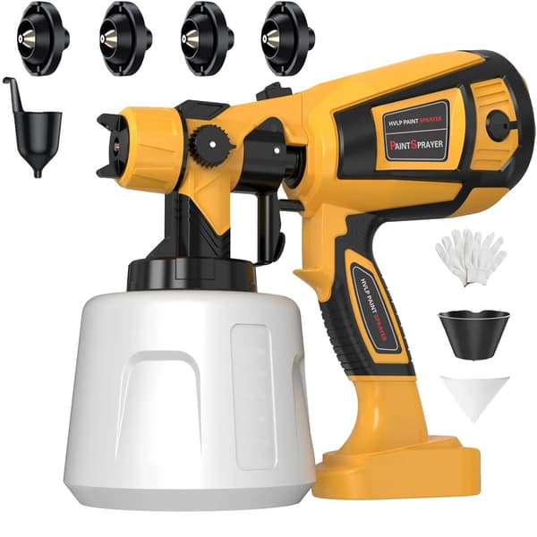 Elektrisk Malersprøjte, 1400ML Kapacitet, Justerbar Flowkontrol, 1400ML, EU stik