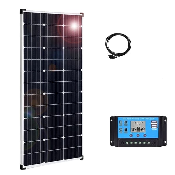 Solpanel, Høj Effektivitet, Vejrbestandig, 160w 12v sæt