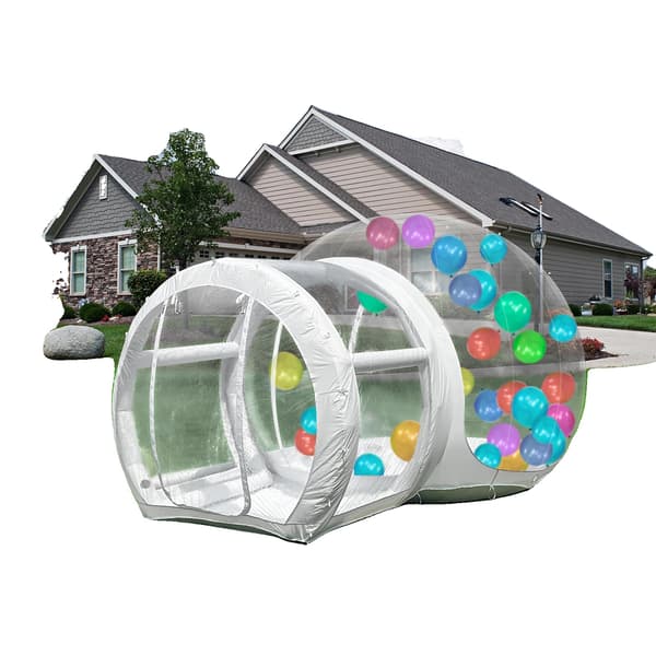 Uppblåsbar Bubbelhus, Hållbar PVC, Snabb Montering, 10ft