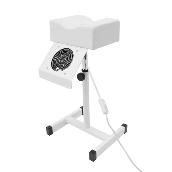 Pedikyrpall, Justerbar Höjd, Hållbar Design, VIT